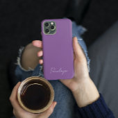 Modern Chic Personalized naammanuscript Dusky Paar Case-Mate iPhone Case