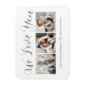 Modern Chic Photo Collage voor mam Magneet (Verticaal)