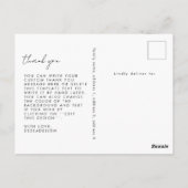 Modern Chic Photo Magazine Hoesje Baby Geboorte Briefkaart (Achterkant)