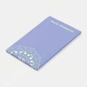 Modern Chic Professional Lavender Lime Green Cute Post-it® Notes (Schuin)