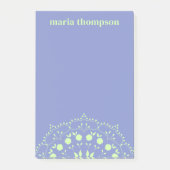 Modern Chic Professional Lavender Lime Green Cute Post-it® Notes (Voorkant)