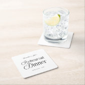  Modern Chic Rehearsal Dinner Kartonnen Onderzetters (Insitu)