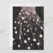 Modern Chic Roos Gold Glitter Sweet 16 Kaart (Achterkant)