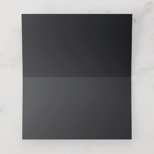 MODERN CHIC RUSTIC KRAFT BLACK LINE DRAADSTROOM PLAATSKAARTJE (Binnenkant ongevouwen)