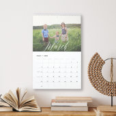 Modern Chic Script KLEUR 12 Foto Kalender