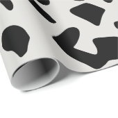 Modern Chic Snow Leopard Animal Print Patroon Cadeaupapier (Rol Hoek)