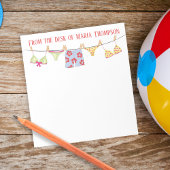 Modern Chic Stylish Summer Fun Notitieblok