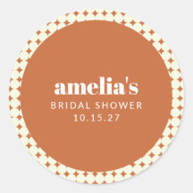 Modern Chic Terracotta Stippen Vrijgezellenfeest C