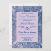 Modern Chic Textured Bridal Shower Kaart (Voorkant)