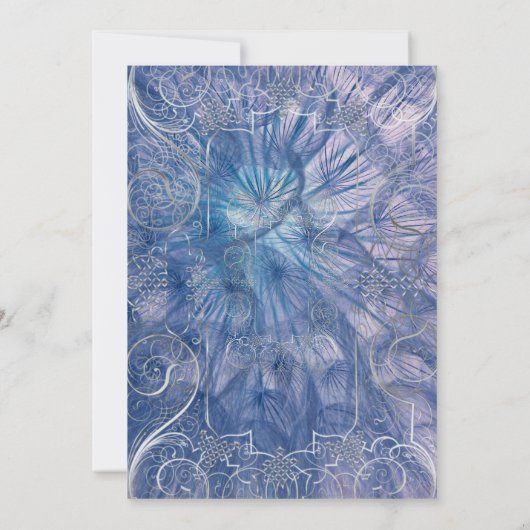 Modern Chic Textured Bridal Shower Kaart (Achterkant)