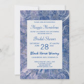 Modern Chic Textured Bridal Shower Kaart (Voorkant)