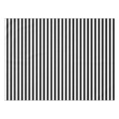 Modern Chic Trendy Black en White Stripes Pattern Tafelkleed (Voorkant (Horizontaal))