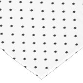 Modern Chic Trendy Black White poka Dots Pattern Tafelkleed (Gekanteld)