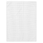 Modern Chic Trendy Black White poka Dots Pattern Tafelkleed (Voorkant)