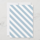 Modern Chic Typography Baby shower Invitation Kaart (Achterkant)