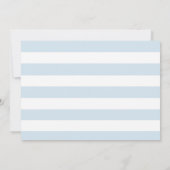 Modern Chic Typography Baby shower Invitation Kaart (Achterkant)