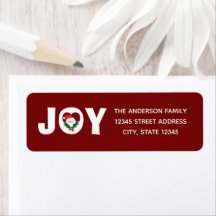 Modern Chic Typography Holly Joy Kerstkerstkerstke
