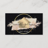 Modern Chic Vastgoed Professioneel Huis Busin Visitekaartje (Voorkant)