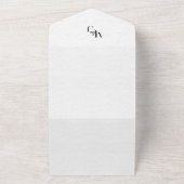 Modern Chic | Verzegel en verzend alles-in-één uit All In One Uitnodiging (Buitenkant)