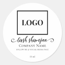 Modern Chic Voeg Logo Custom Lash Cleanser Label t