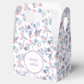 Modern Chic Waterverf Blue Hydrangeas Floral Bedankdoosjes (Geopend)