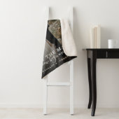 Modern Chic Wedding Love Couple Trust Magic Foto Sherpa Deken (In situ)