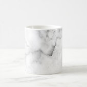 modern chic white en zwarte marmer koffiemok (Center)