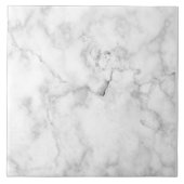 modern chic white en zwarte marmer tegeltje (Voorkant)