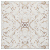 Modern Chic White Gold Foil marble Pattern Stof (Swatch)