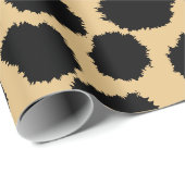 Modern Chic Wildlife Cheetah Animal Print Patroon Cadeaupapier (Rol Hoek)