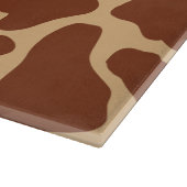 Modern Chic Wildlife Giraffe Animal Print Patroon Snijplank (Hoek)