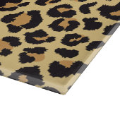 Modern Chic Wildlife Leopard Animal Print Patroon Snijplank (Hoek)