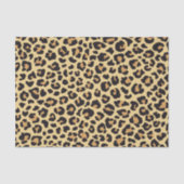 Modern Chic Wildlife Leopard Animal Print Patroon Tissuepapier (Voorkant)