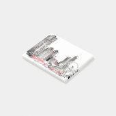 Modern Chicago Skyline Post-it® Notes (Schuin)