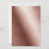 Modern Chick Roos Goud Glitter Sweet 16 Kaart (Achterkant)