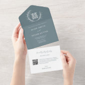 Modern Chinees Alles in een bruiloft uitnodiging (Afscheurbaar)