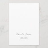 Modern Chinees bruiloft zitgrafiek Kaart (Achterkant)