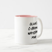 Modern Chinees drama gepersonaliseerd C-drama kijk Tweekleurige Koffiemok (Voorkant rechts)