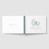 Modern Chinees Dubbel Geluk Bruiloft Gastenboek (Volledig)