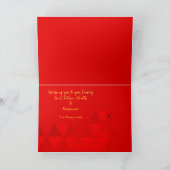 Modern Chinees Nieuwjaar Slang 2025 GC Feestdagen Kaart (Binnen)