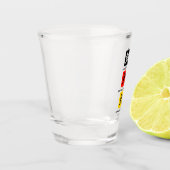 Modern Chinees Nieuwjaar van de Slang Shot Glas (Links)