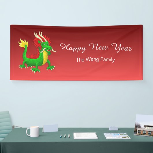 Modern Chinese Dragon Spandoek (Beurs)