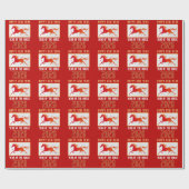 Modern Chinese Horse New Year 2026 Cadeaupapier (Vlak)