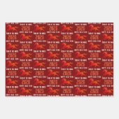 Modern Chinese Horse New Year 2026  Inpakpapier Vel (Voorkant 3)