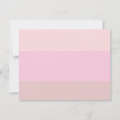 Modern chique blush pastel Bord roze Notitiekaartje (Achterkant)