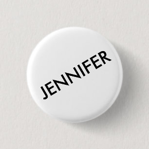 Modern chique extravagant noem het gepersonaliseer ronde button 3,2 cm