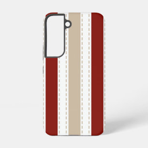 Modern chique gestreepte samsung galaxy hoesje
