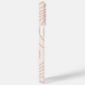 Modern chique houten lijnpatroon Case-Mate iPhone case (Achterkant / Rechts)