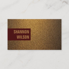 Modern chique koperen glitter gouden rode wijn lij visitekaartje