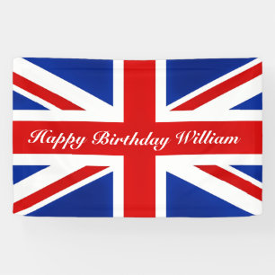 Modern chique Londen Verenigd Koninkrijk unie jack Spandoek